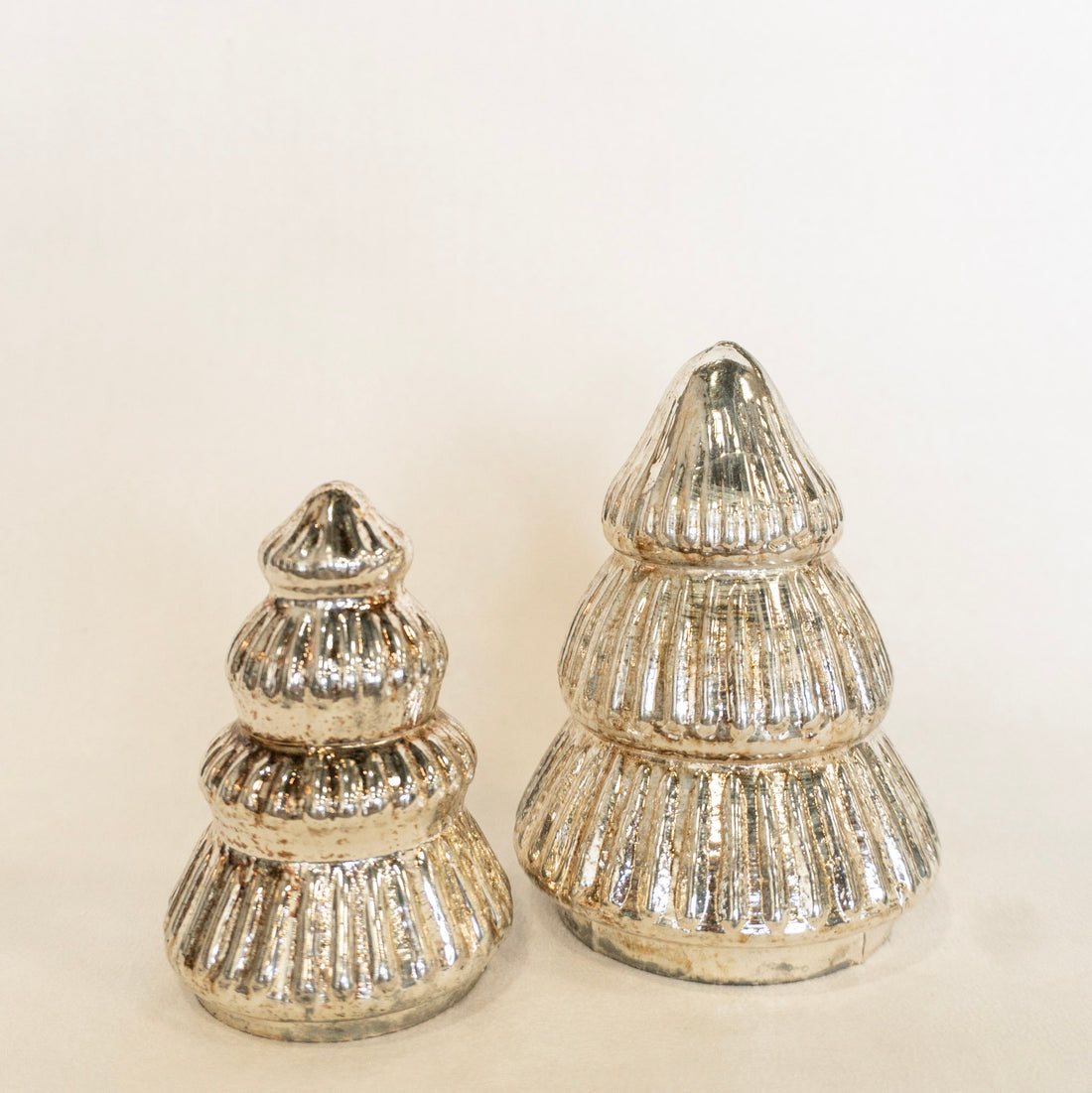 Gold Glass Deco Tree Set