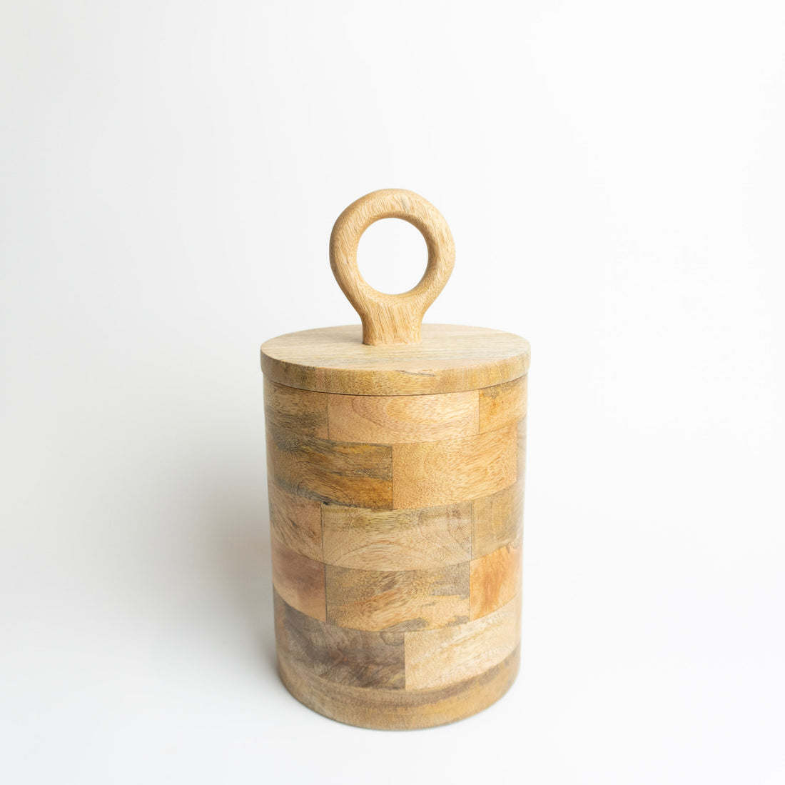 Mango Wood Canister Large