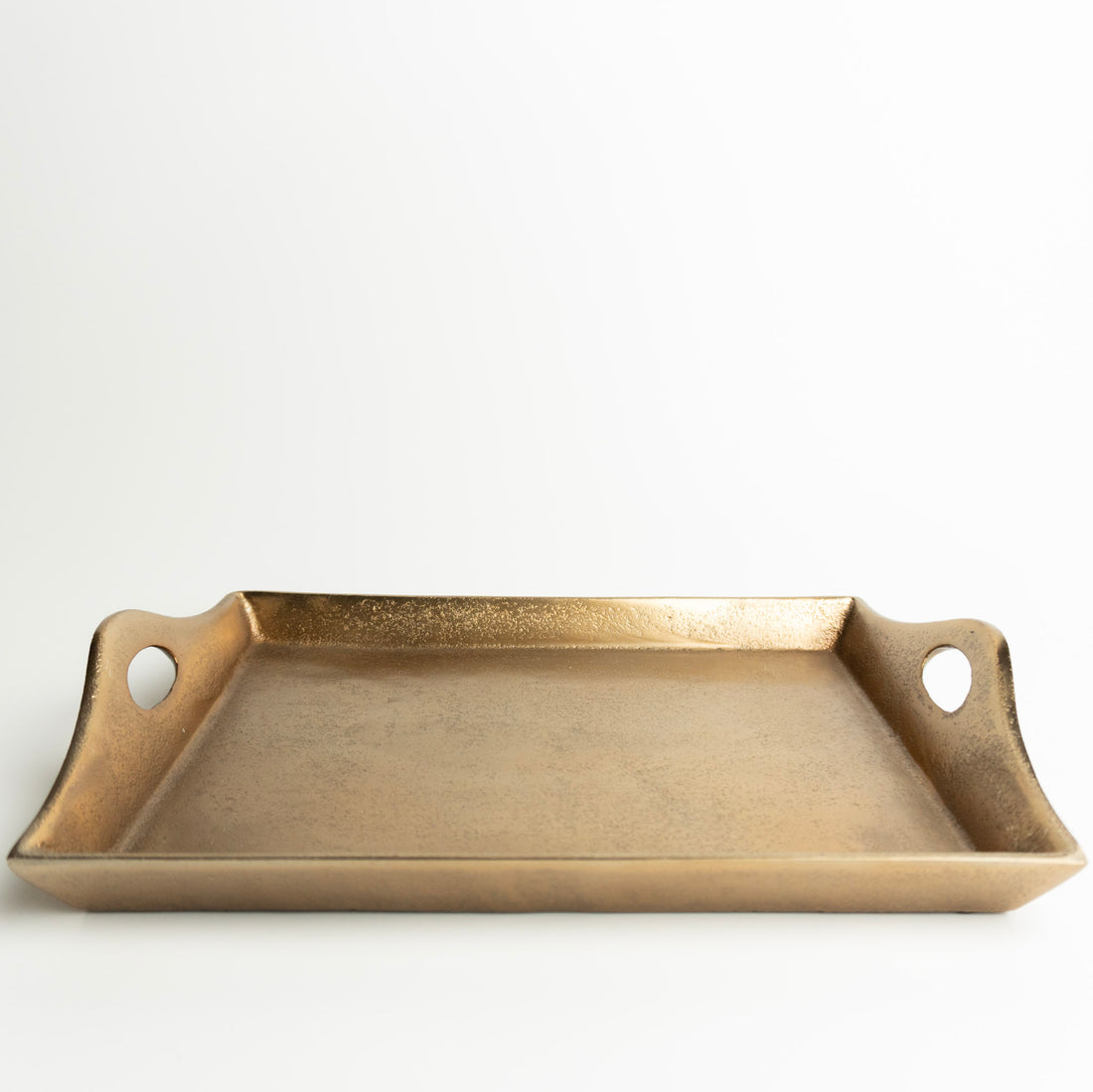 13" Antique Gold Tray