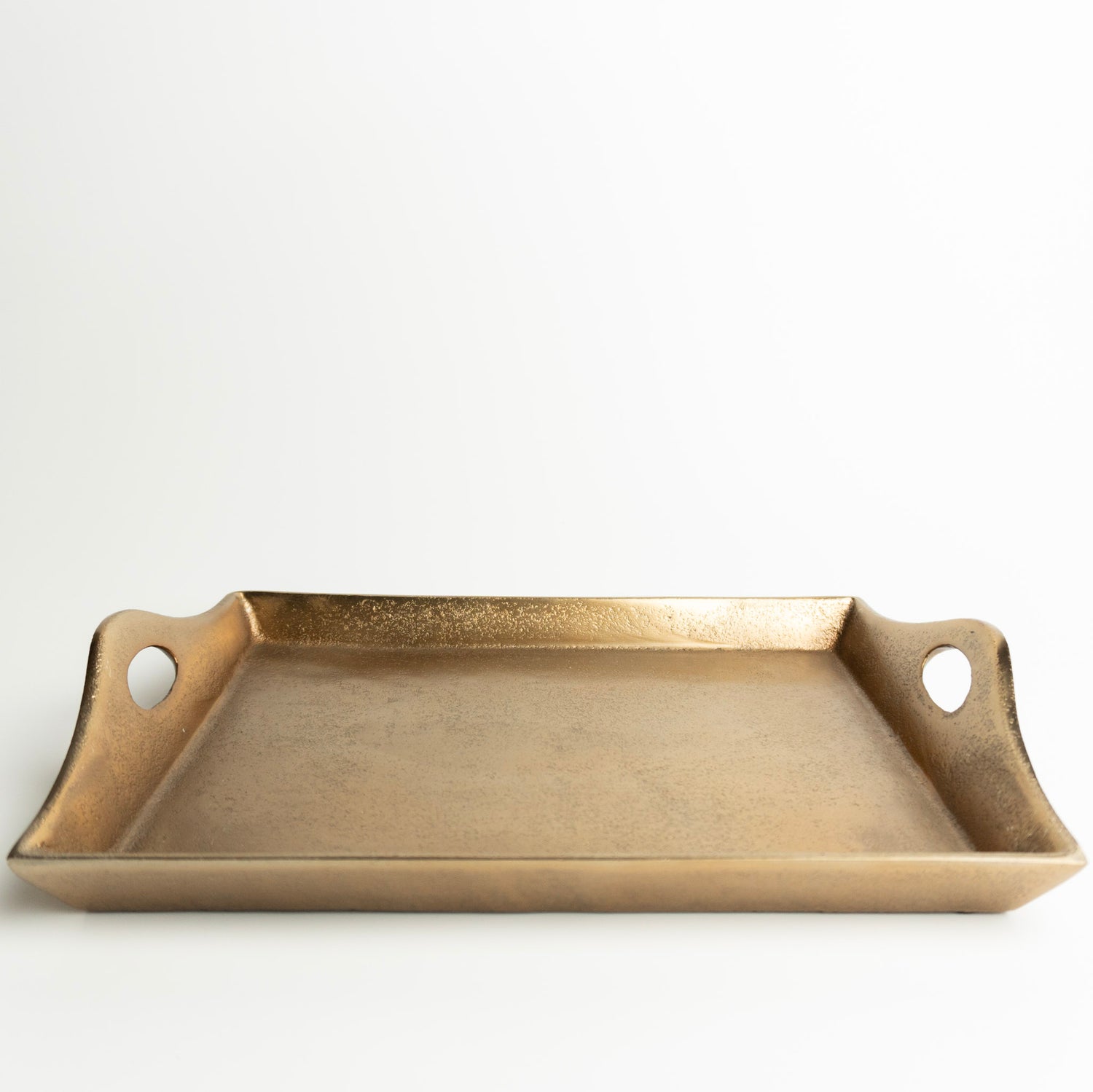 13" Antique Gold Tray