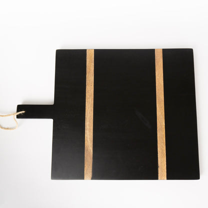 Black Deco Serving Board