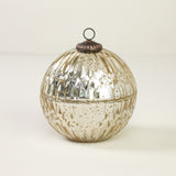 Winter White Mercury Ornament  Candle