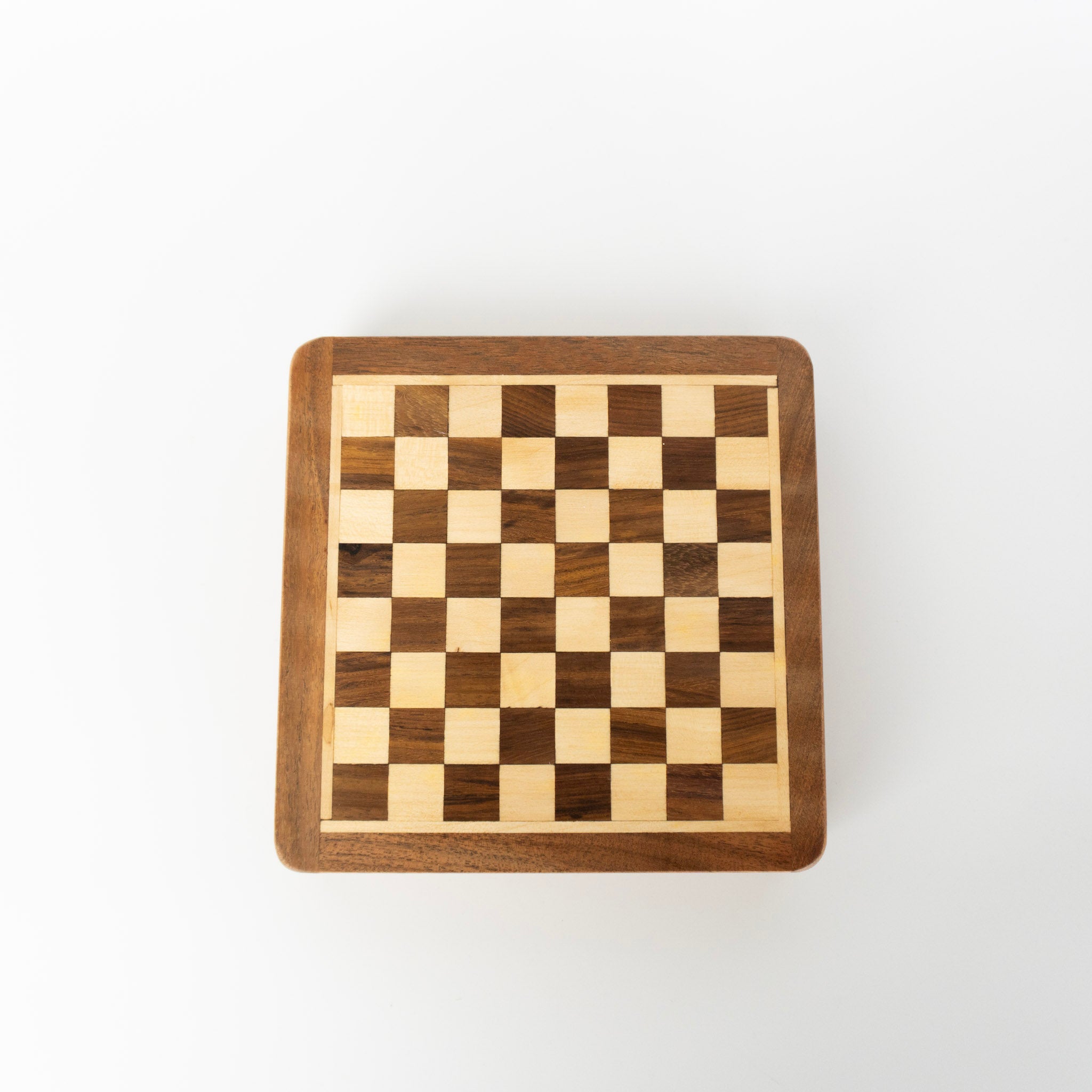 Acacia Wood Magnetic Chess Set