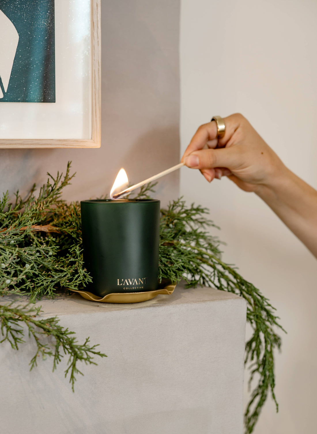 Winter Fir Candle