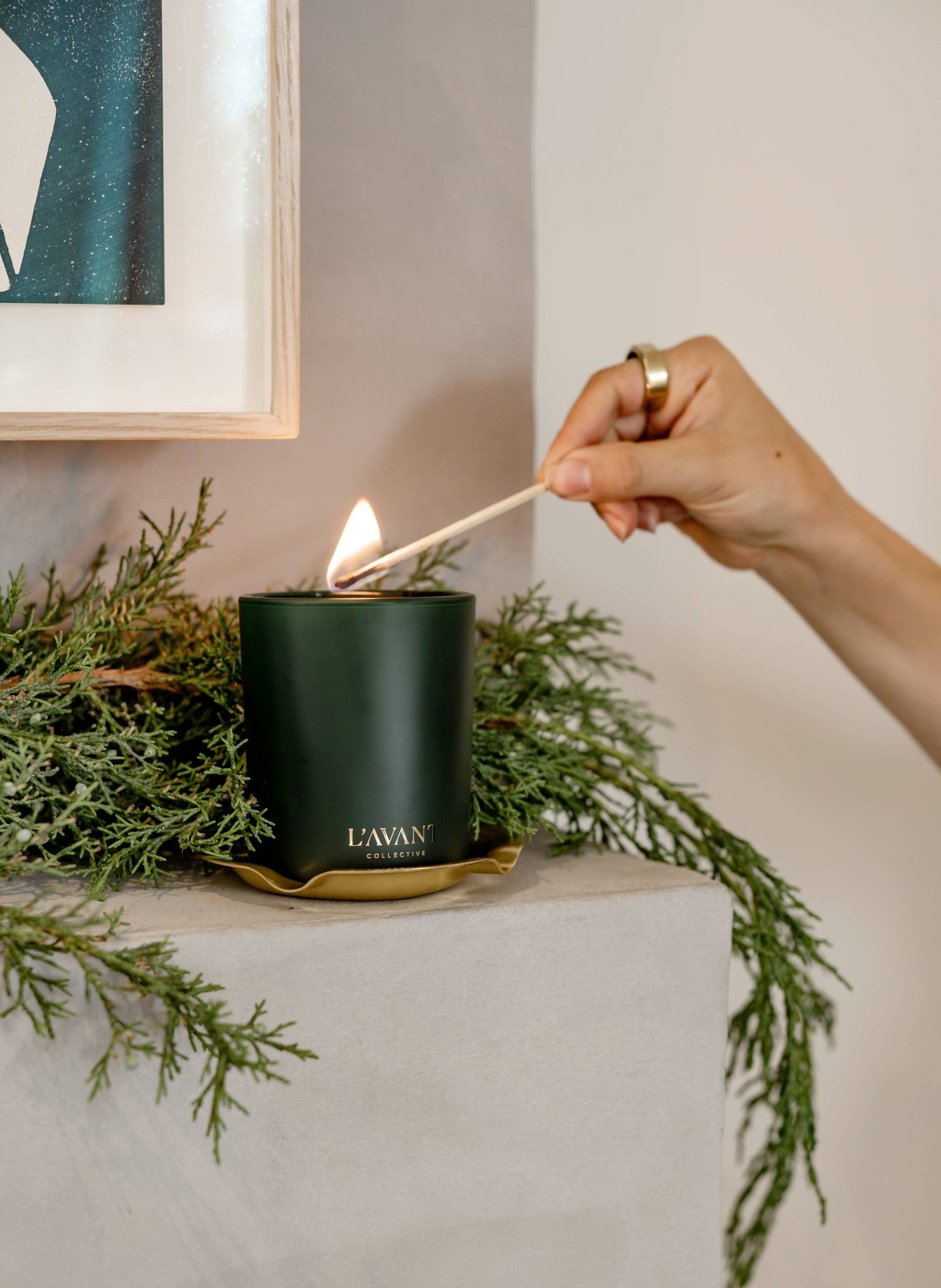 Winter Fir Candle