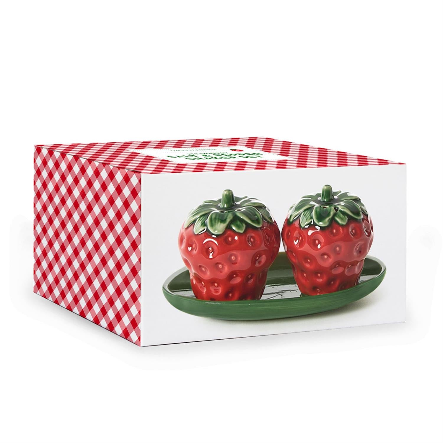 Strawberry Salt &amp; Pepper Shaker Set