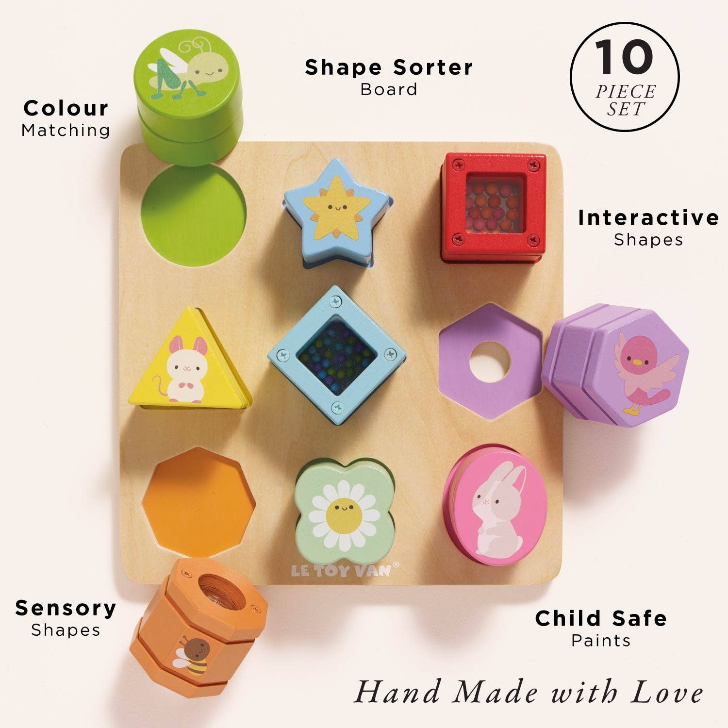 Rainbow Sensory Shape Sorter