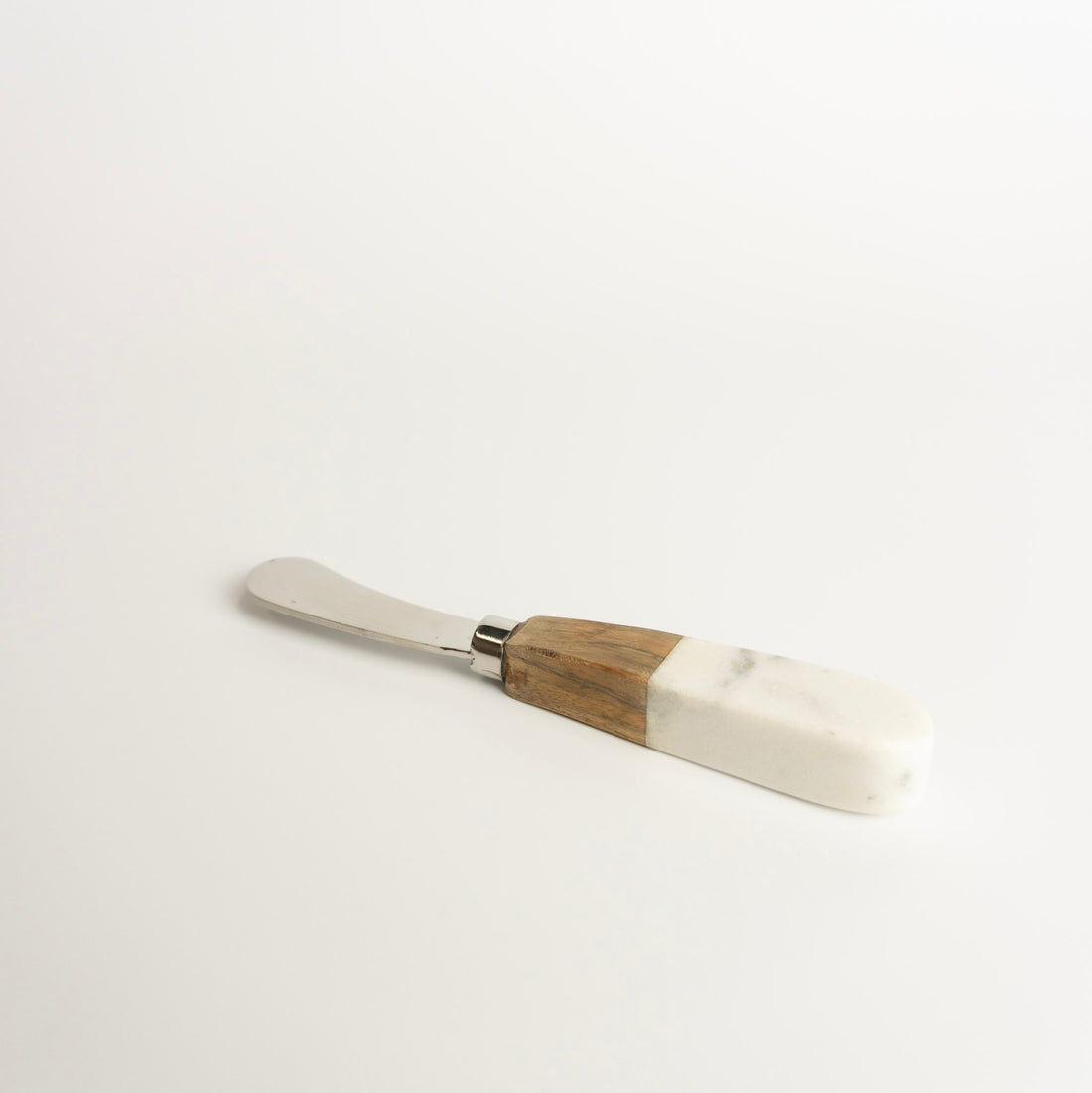 White Marble &amp; Wood Knife
