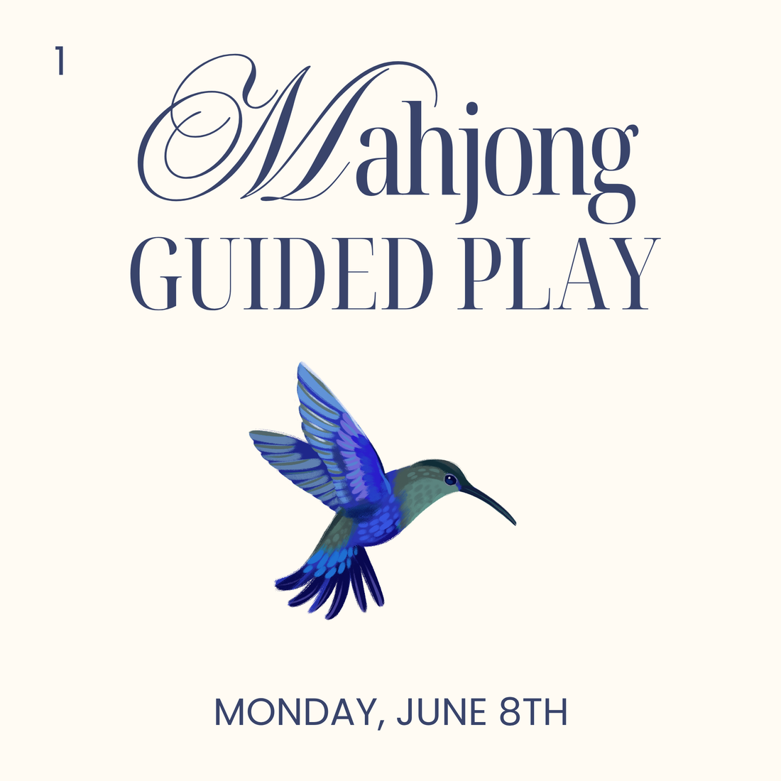 Mahjong Guided/Open Play  | Thursday, July 16th @ 5:30