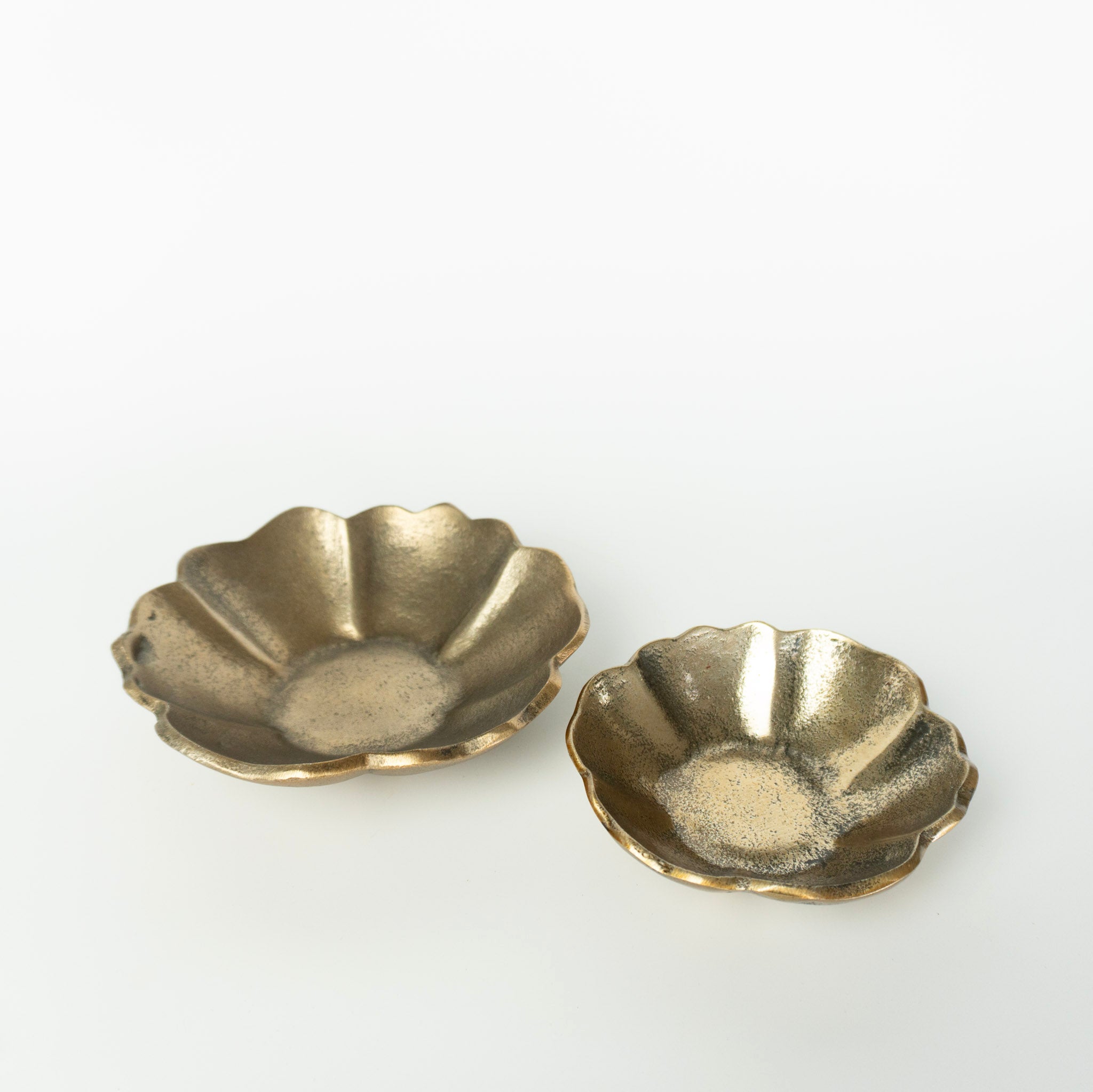 Wavy Rim Gold Bowl