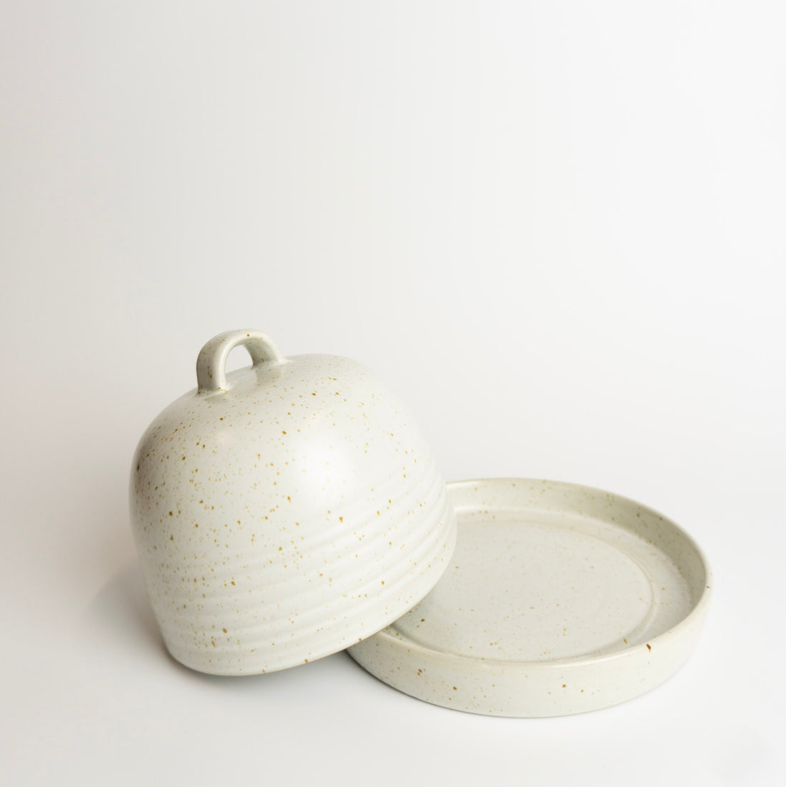 Round Ceramic Butter Dish