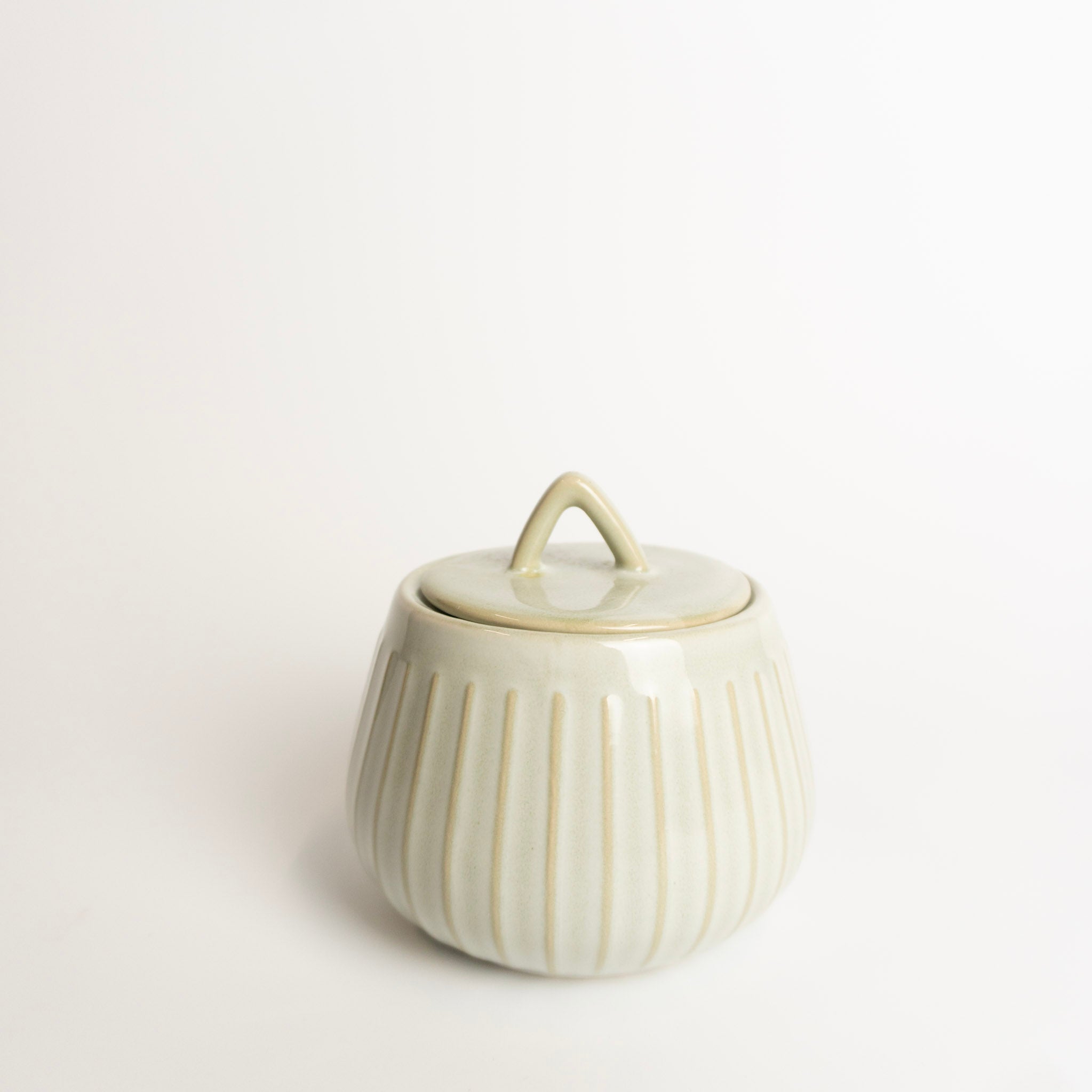 Stripe Jar w/ Lid