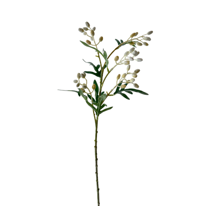 27" Cream Eucalyptus Fruit