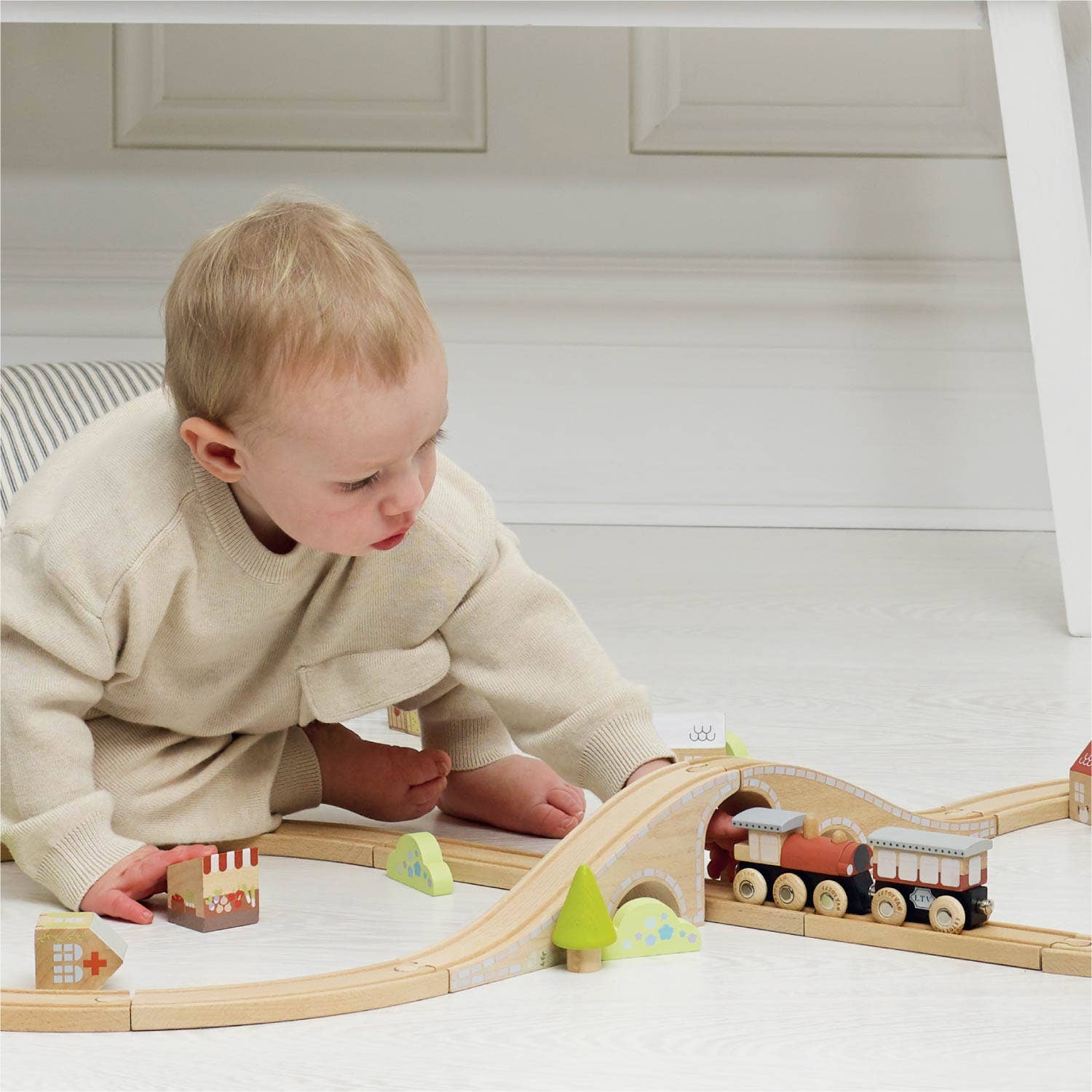 Wooden Train Set