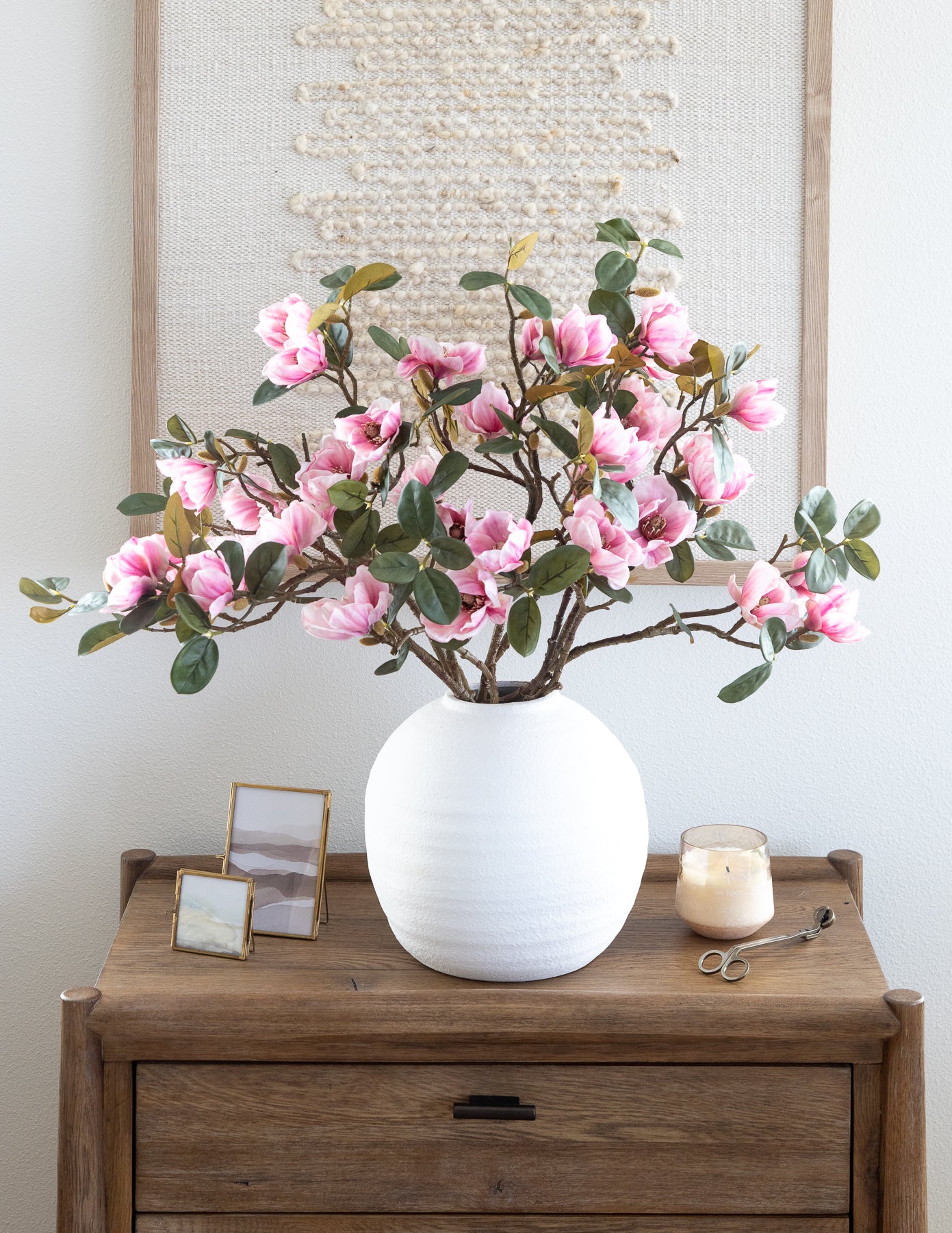 Pink Magnolia Branch - 40&quot;