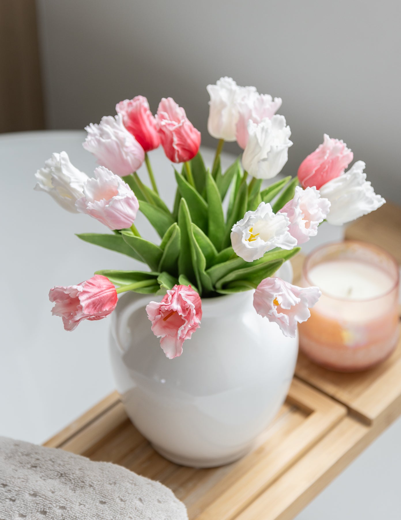 Parrot Tulip Bundle (12 Stems) - Pink Assortment