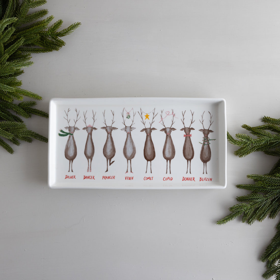 Reindeer Serving Plate