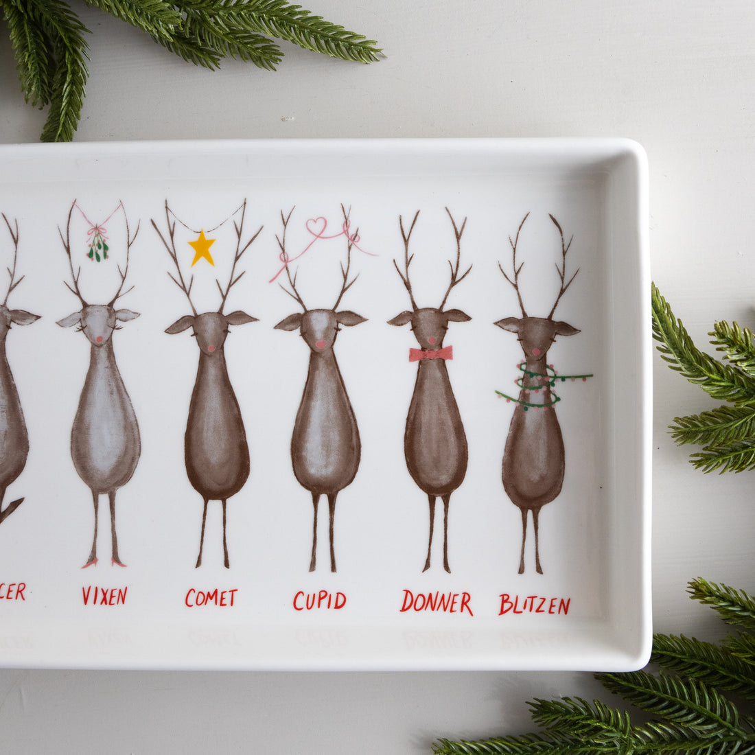 Reindeer Serving Plate