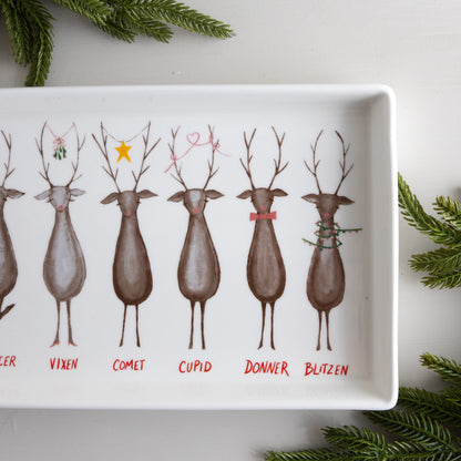 Reindeer Serving Plate