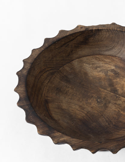 Scalloped Footed Bowl