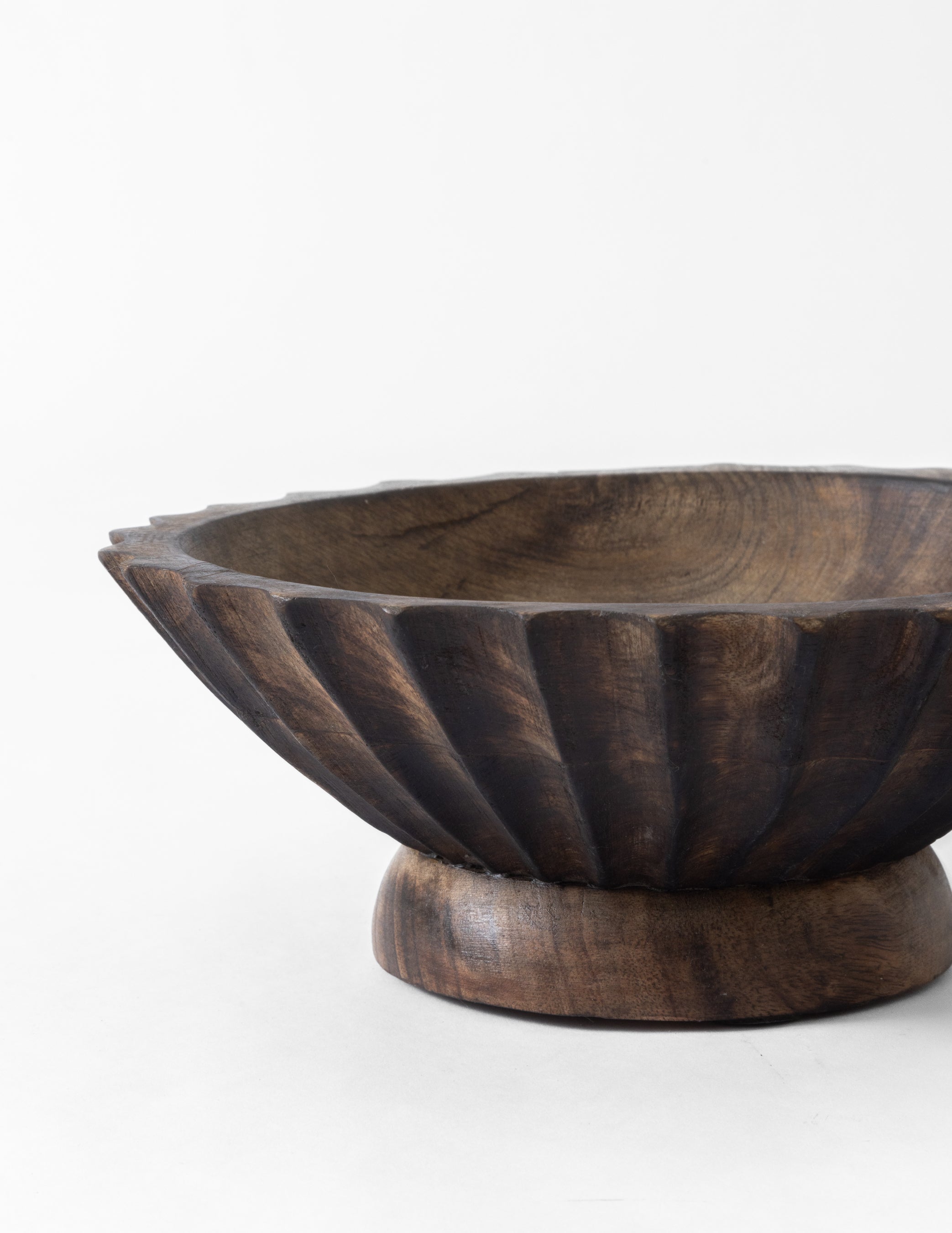 Scalloped Footed Bowl