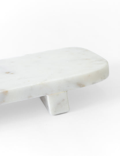 Marble Footed Tray