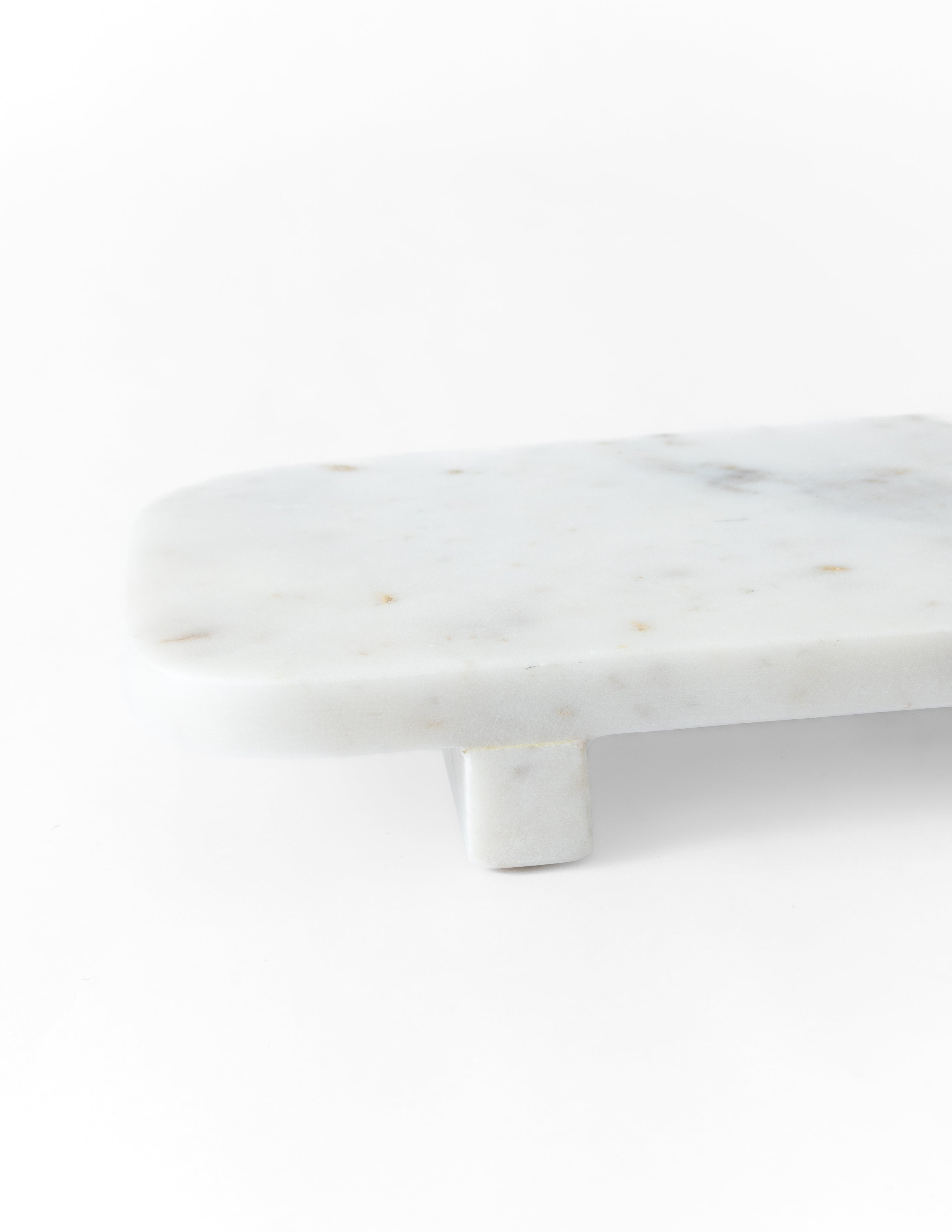 Marble Footed Tray