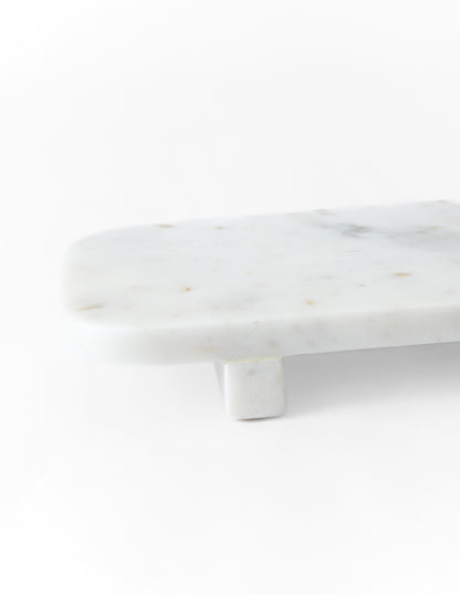 Marble Footed Tray