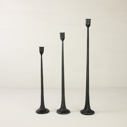 Black Iron Candlesticks