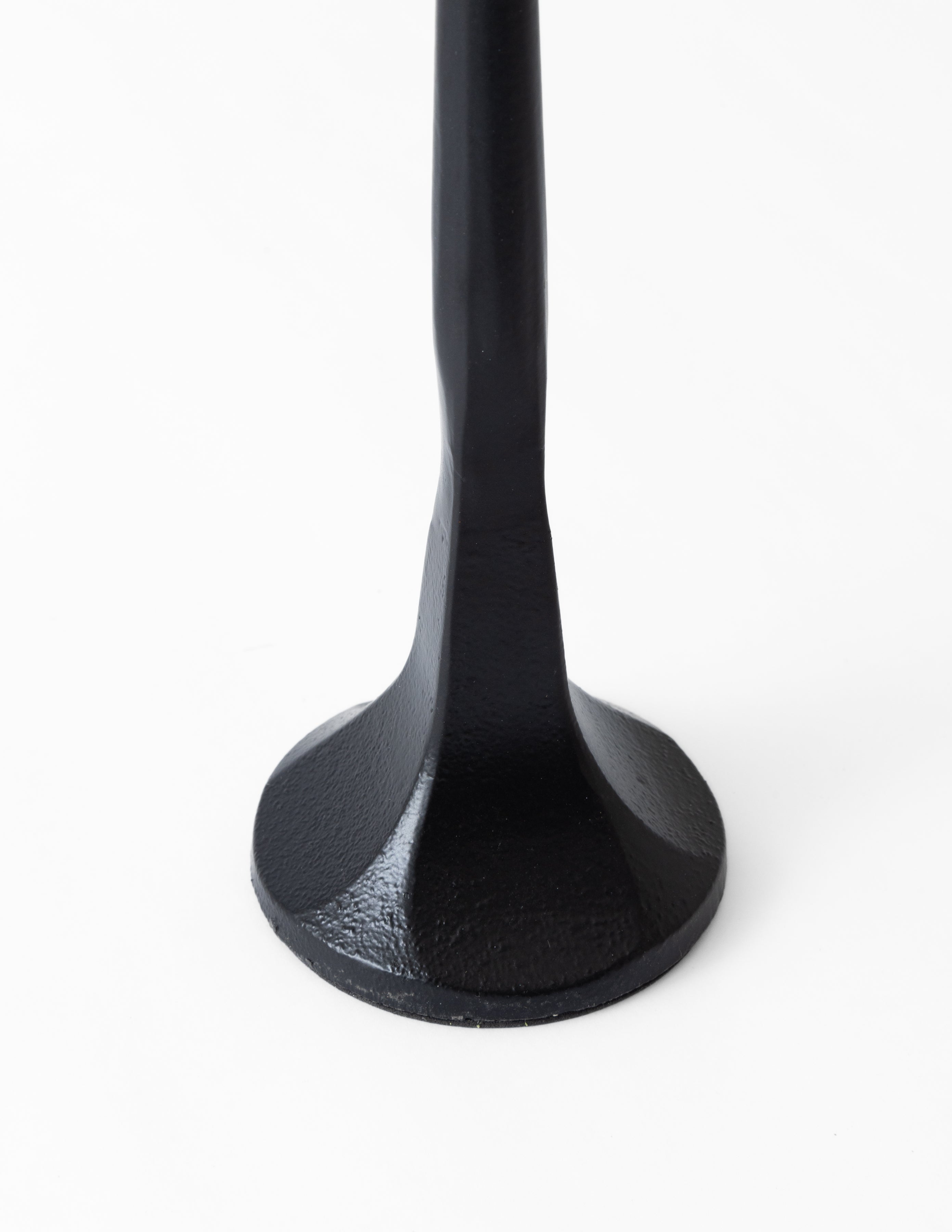 Black Iron Candlesticks