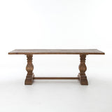 Durham Dining Table - Waxed Bleached Reclaimed Pine