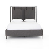 Leigh Upholstered Queen Bed - San Remo Ash | ready to ship!