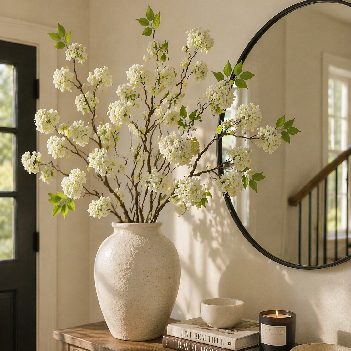 37" Floral Branch