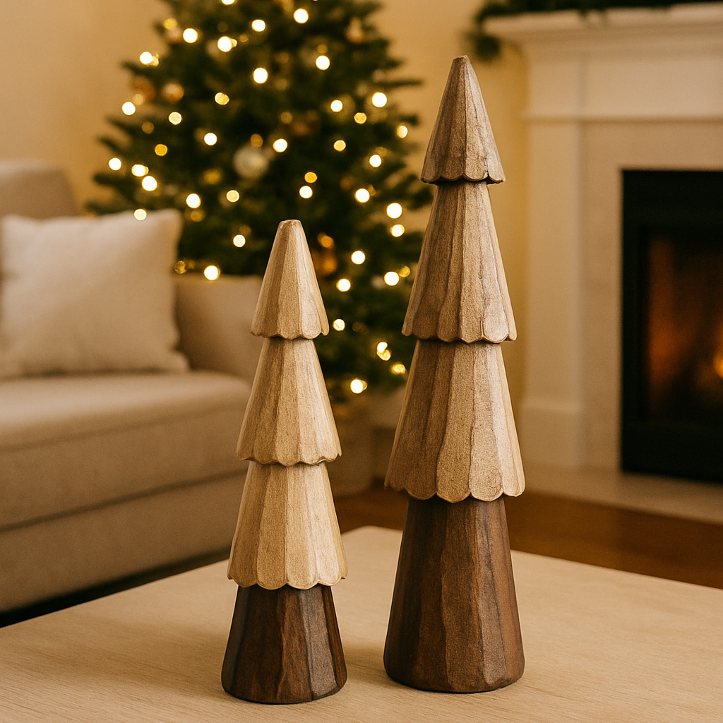 Carved Mango Wood Tree