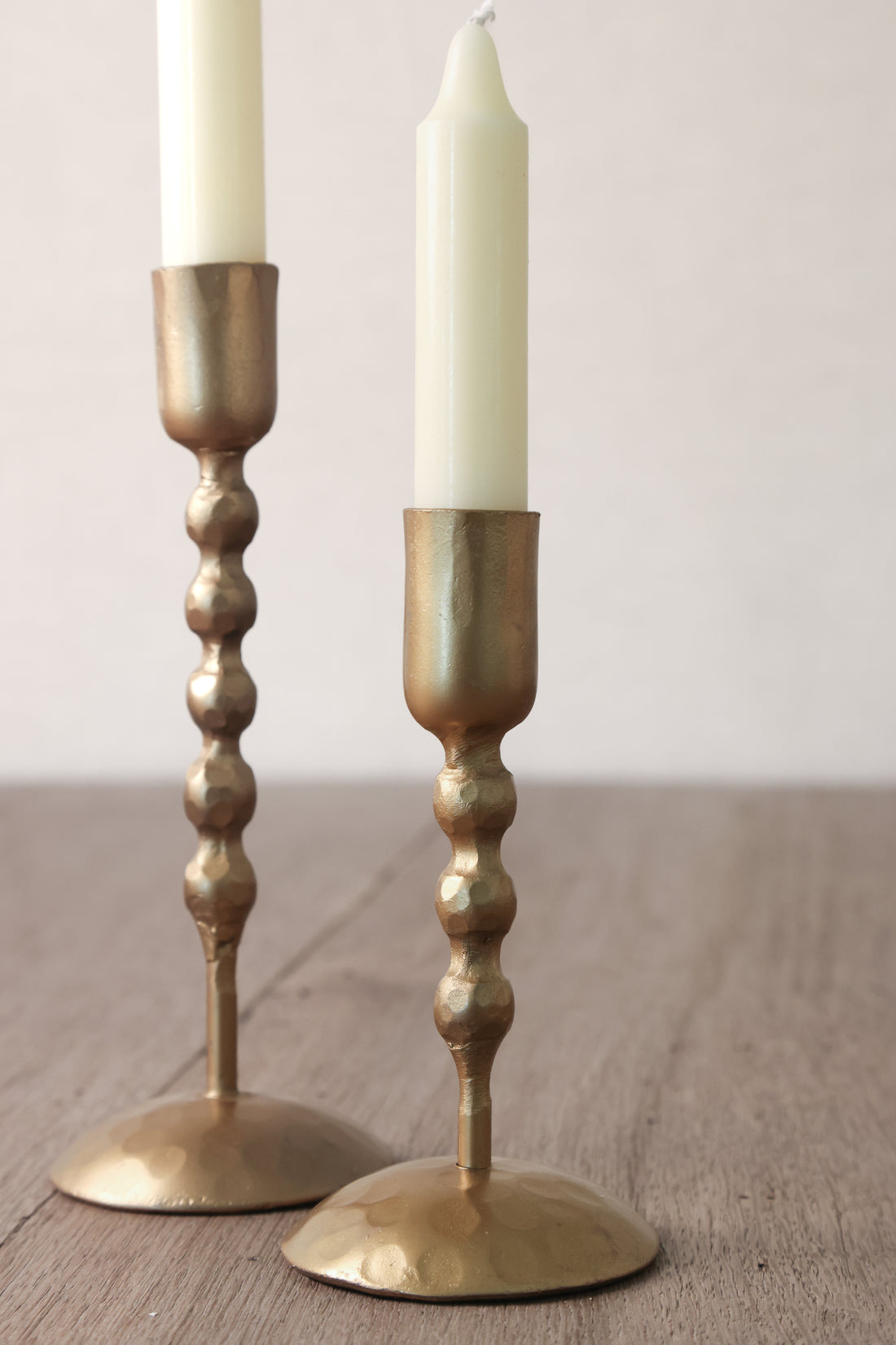 Hand Forged Iron Candle Sticks