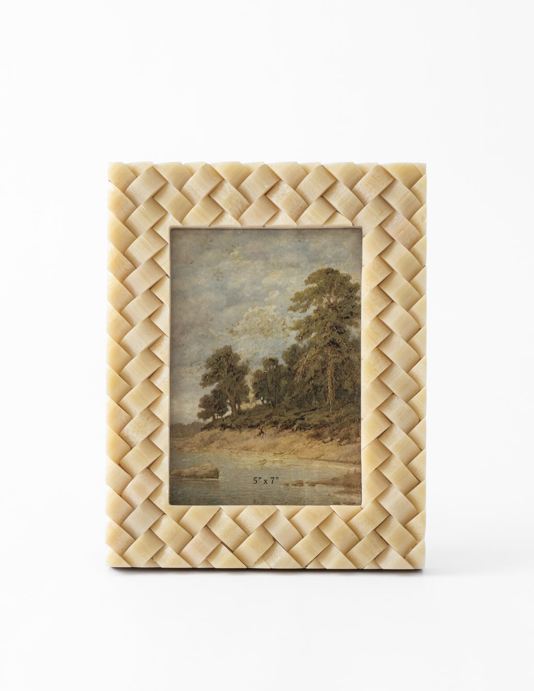 Woven Resin Photo Frame