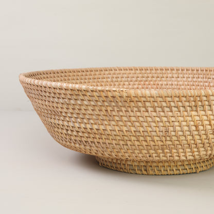 Rattan Footed Bowl