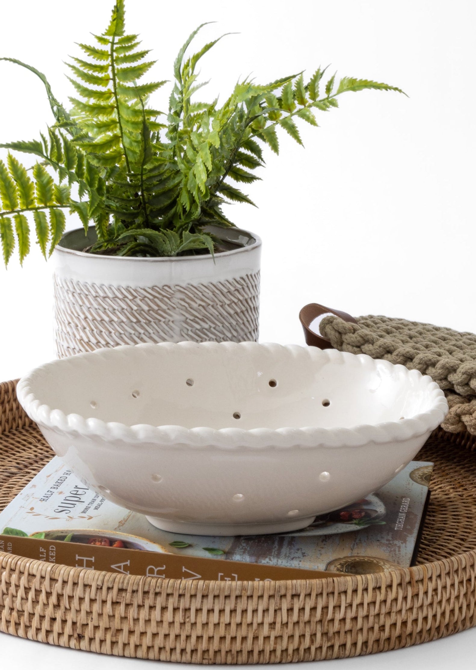 Stoneware Berry Bowl