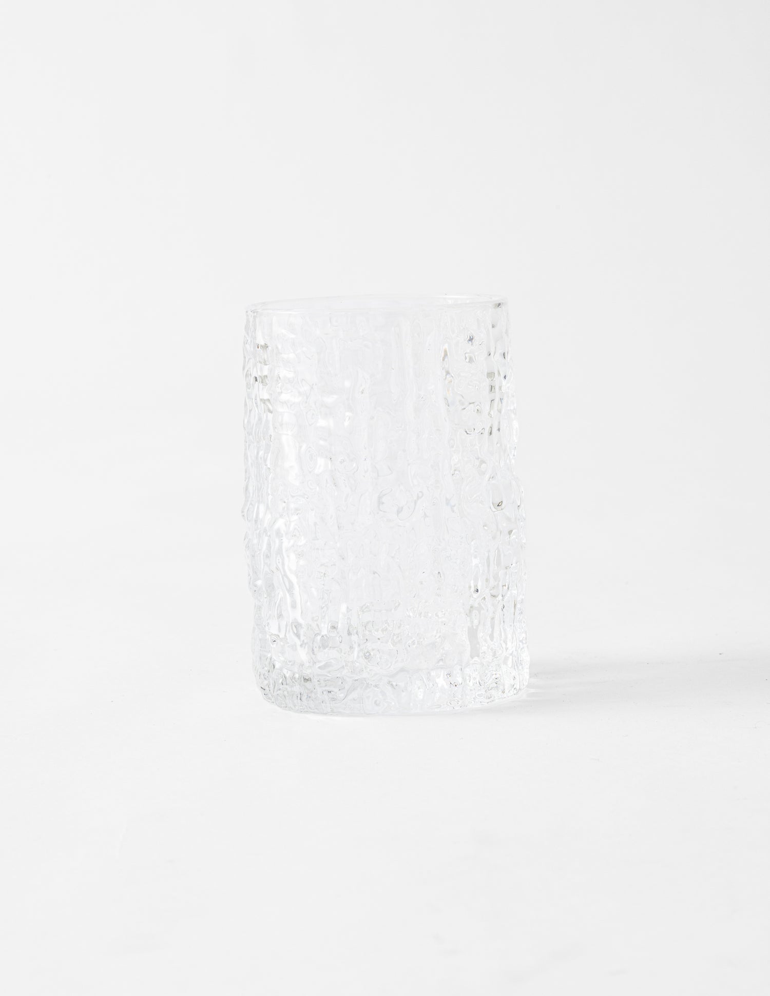 Textured Drinking Glass