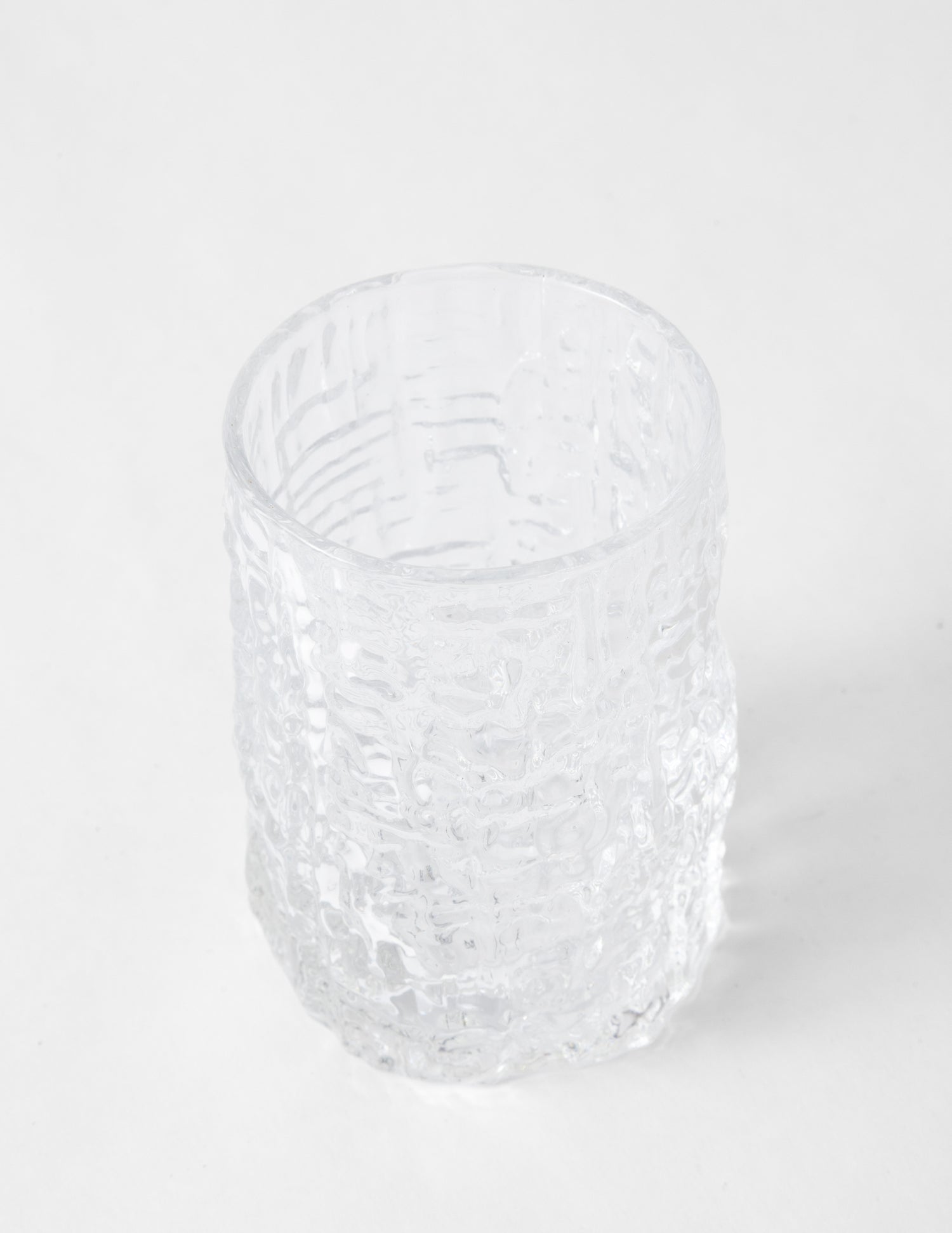 Textured Drinking Glass