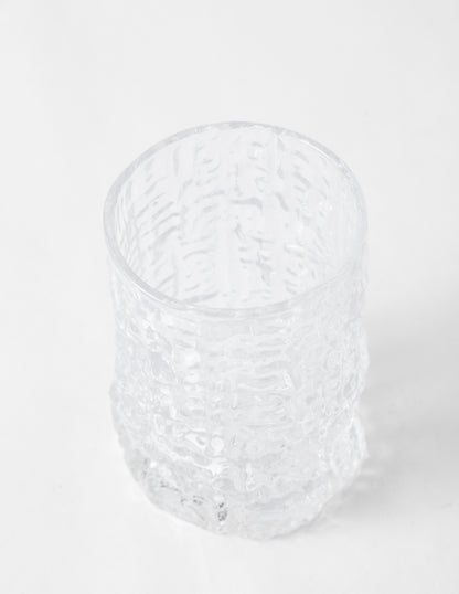 Textured Drinking Glass