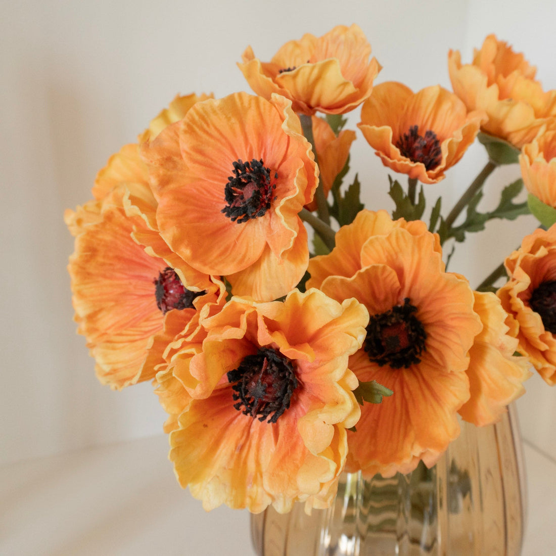 12.5&quot; Light Orange Poppy Bundle