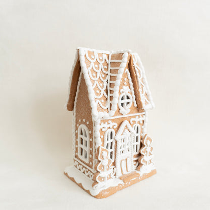 10.5&quot; Lighted Gingerbread House