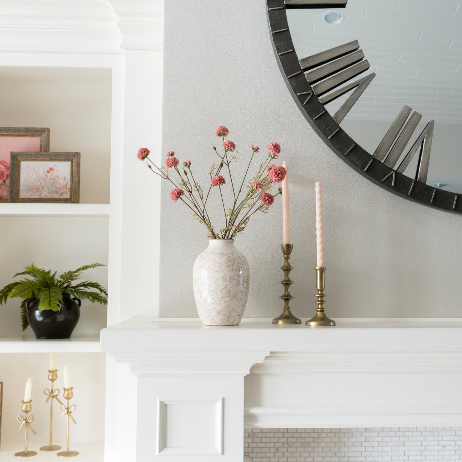 10" Beige Heirloom Vase