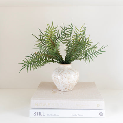 5" Beige Heirloom Vase