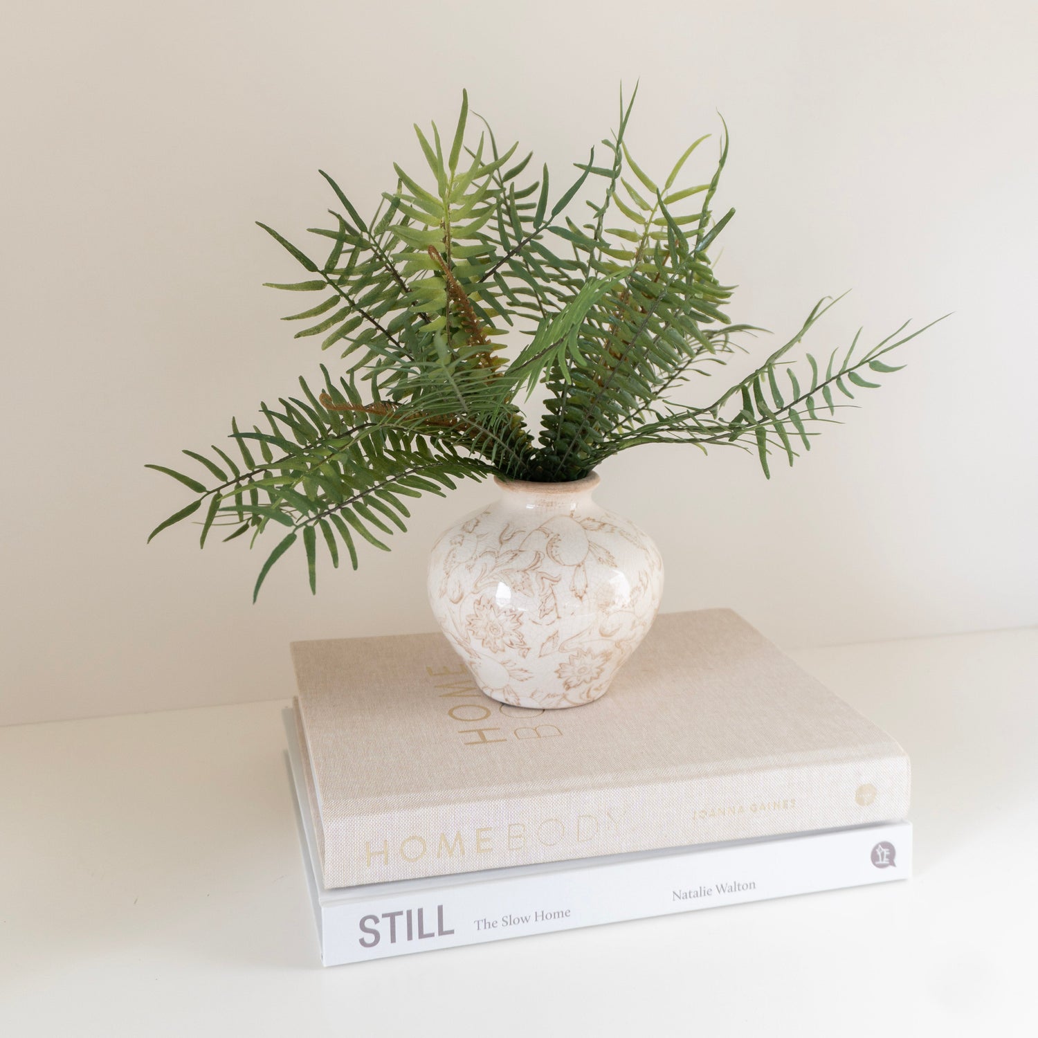 5" Beige Heirloom Vase