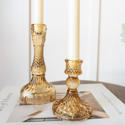 Gillian Candlestick Amber
