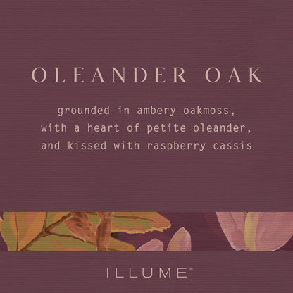 Oleander Oak Boxed Glass Candle