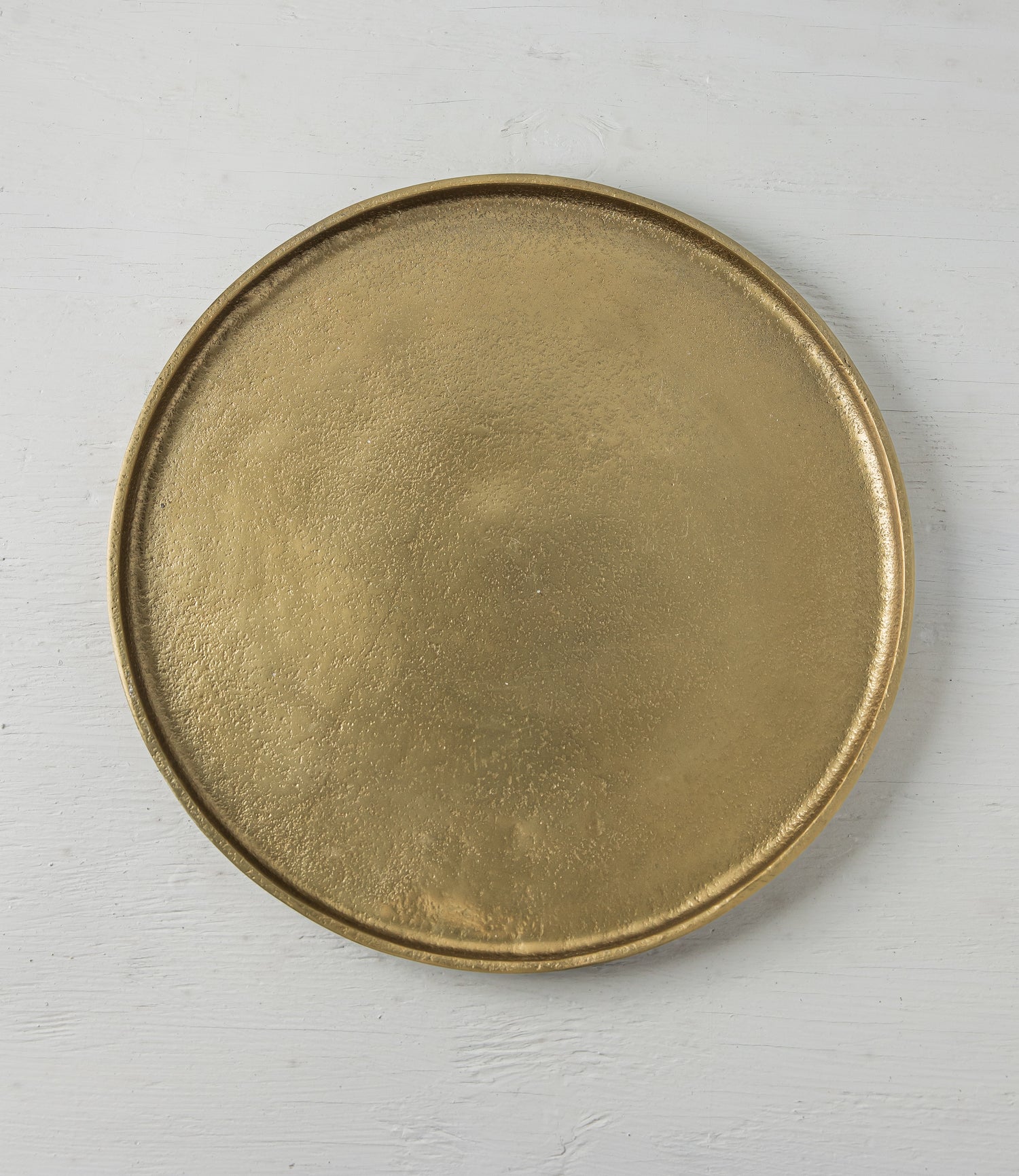 12&quot; Brass Metal Tray