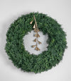 Faux Cedar Wreath 22"
